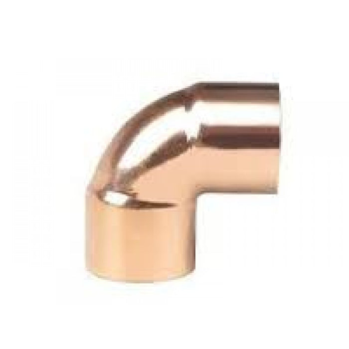 8mm Metric Copper 90 Degree Elbow ( Pipe/Tubing OD )