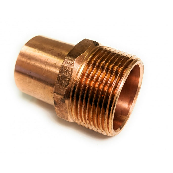 1/2  Fitting X 3/4  MNPT Copper Male Street Adapter (Fitting X MNPT)