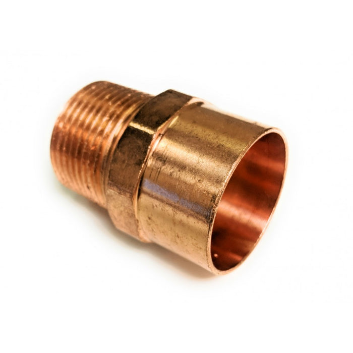 1  X 3/4  NPT (1-1/8 OD X 3/4 NPT)Copper Male Adapter (Copper  X NPT)