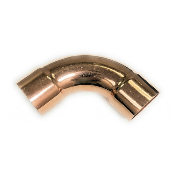 1  X 3/4  Copper 90 Degree Long Turn Elbow (1-1/8  X 7/8  OD)(Copper x Copper)