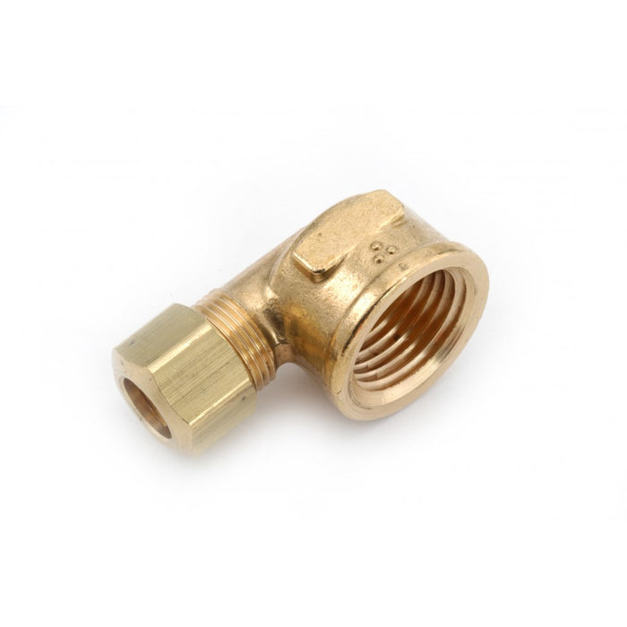 1/4 OD X 1/4 FPT   Brass Compression X Female Pipe Thread Elbow