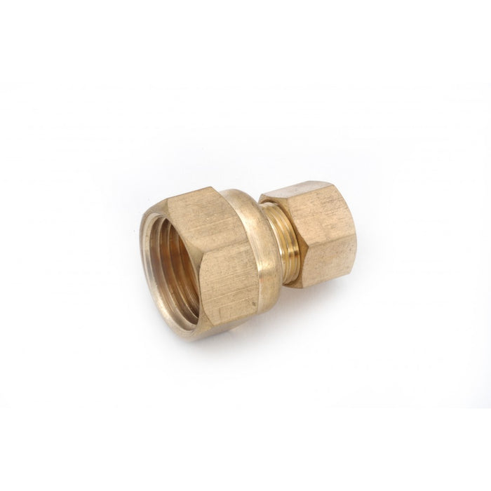 1/4  OD X 1/2 FPT   Brass Compression X Female Pipe Thread Connector