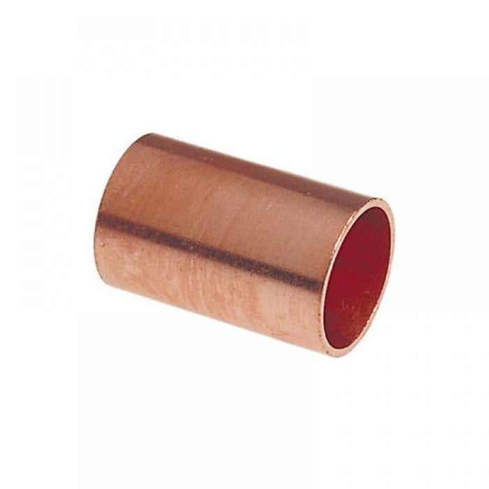1/4  Copper Coupling (3/8  OD)with No Stop