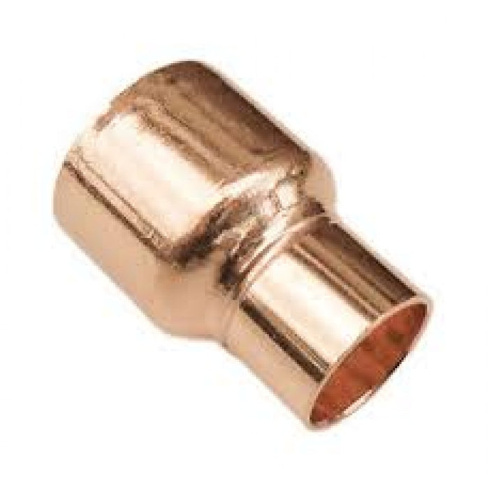 10mm X 8mm Metric Copper Coupling Reducers with Stop ( Pipe/Tubing OD )