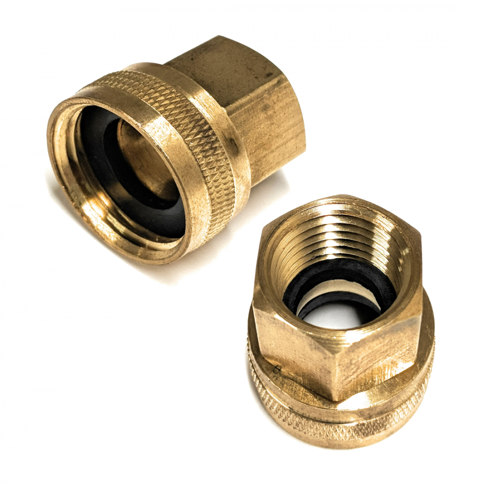 Male or Female Pipe Thread x Garden Hose Adapters