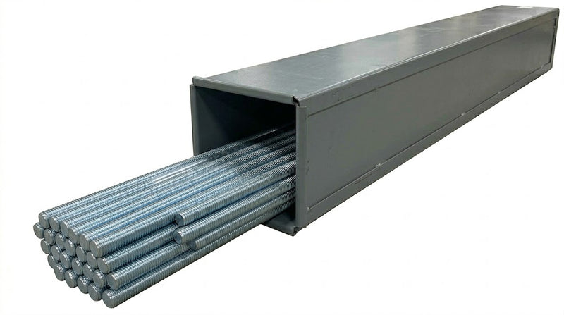 3/8" Carbon Steel Threaded Rod, 10'