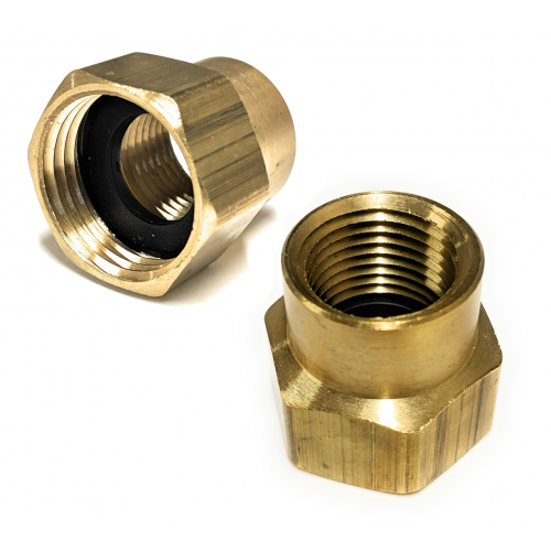 12mm OD Metric Brass Compression Union — COPPERTUBINGSALES