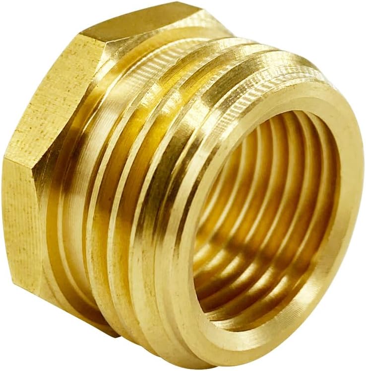 1/2  Female Pipe Thread x 3/4 Male Garden Hose Thread