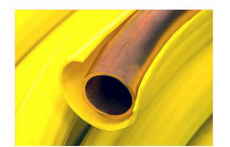 1-1/8 OD TYPE L X 100 Yellow Polyethylene Coated Copper Tubing