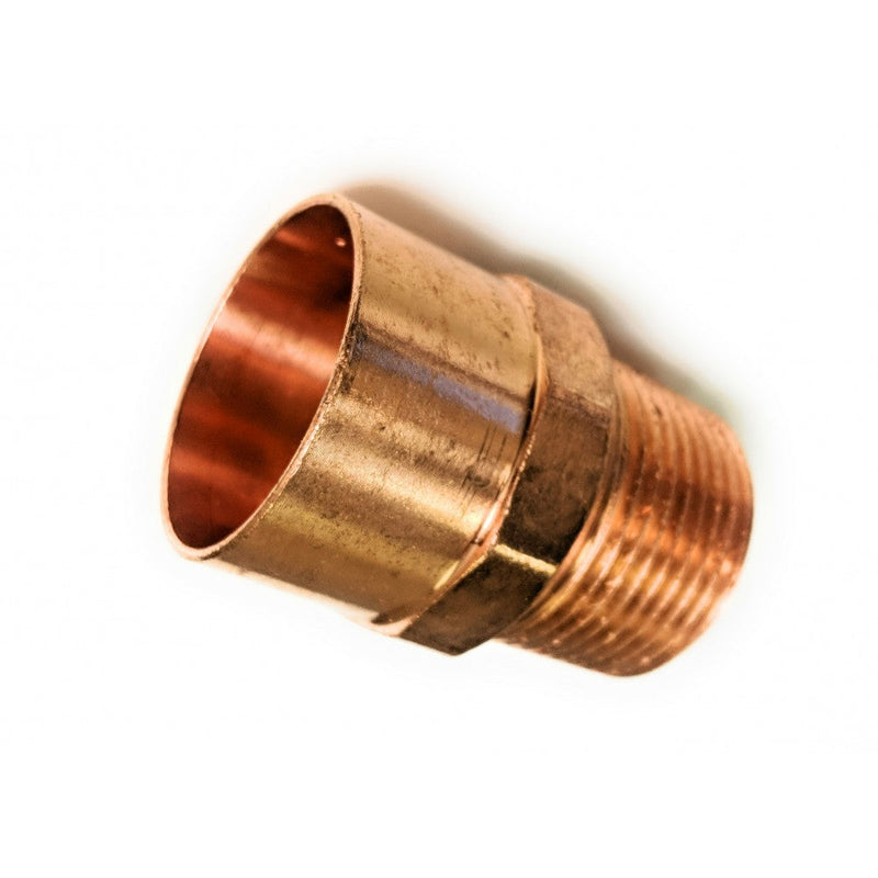 2-1/2  X 2-1/2  NPT (2-5/8 OD X 2-1/2 NPT)Copper Male Adapter (Copper  X NPT)