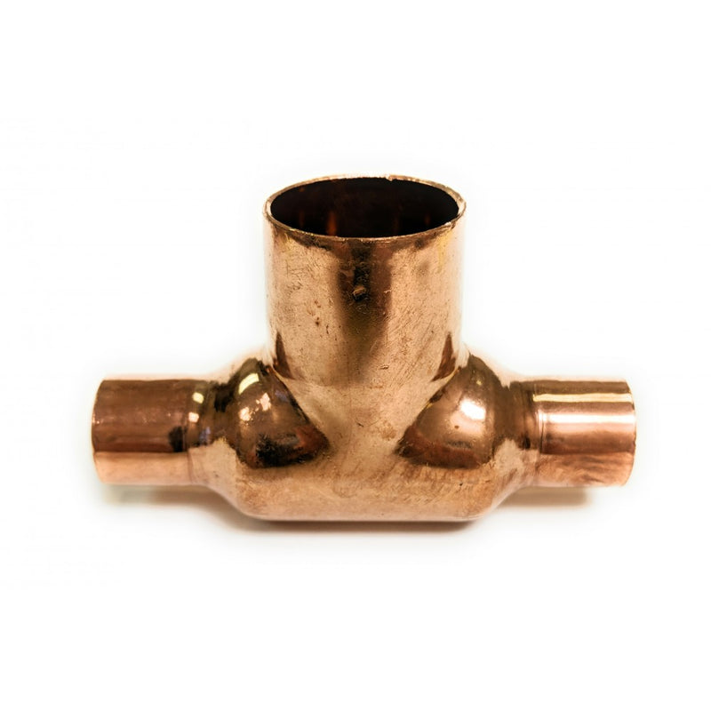 1/2  X 1/2  X 1  Copper Reducing Tee
