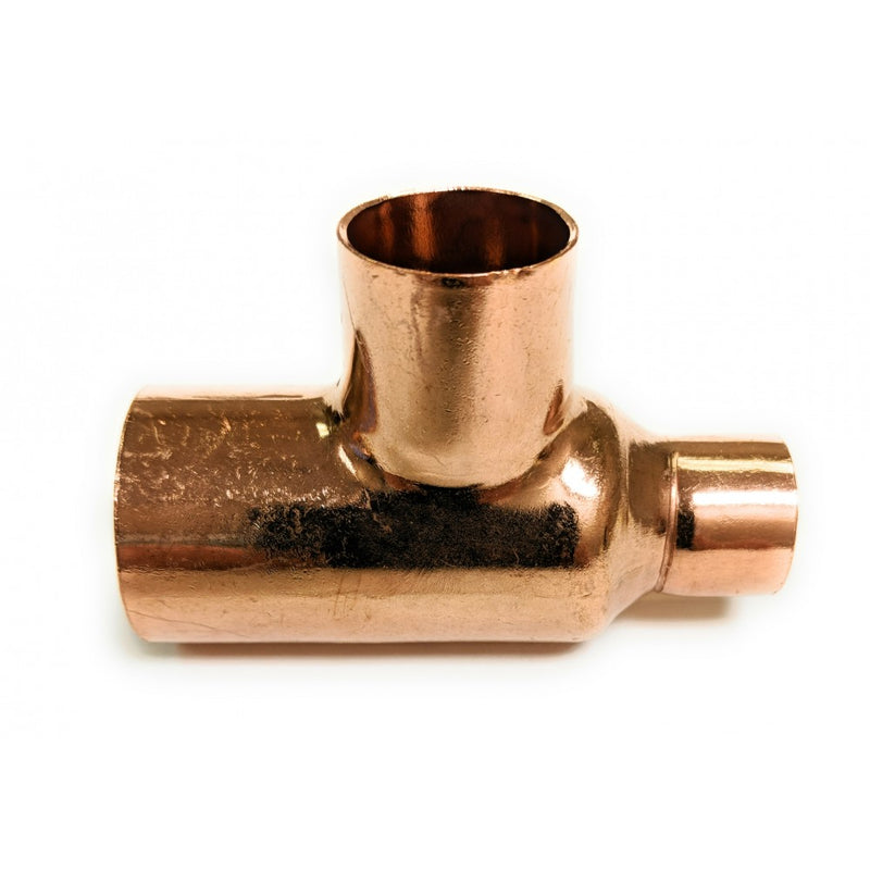 1-1/2  X 1-1/4  X 1  Copper Reducing Tee