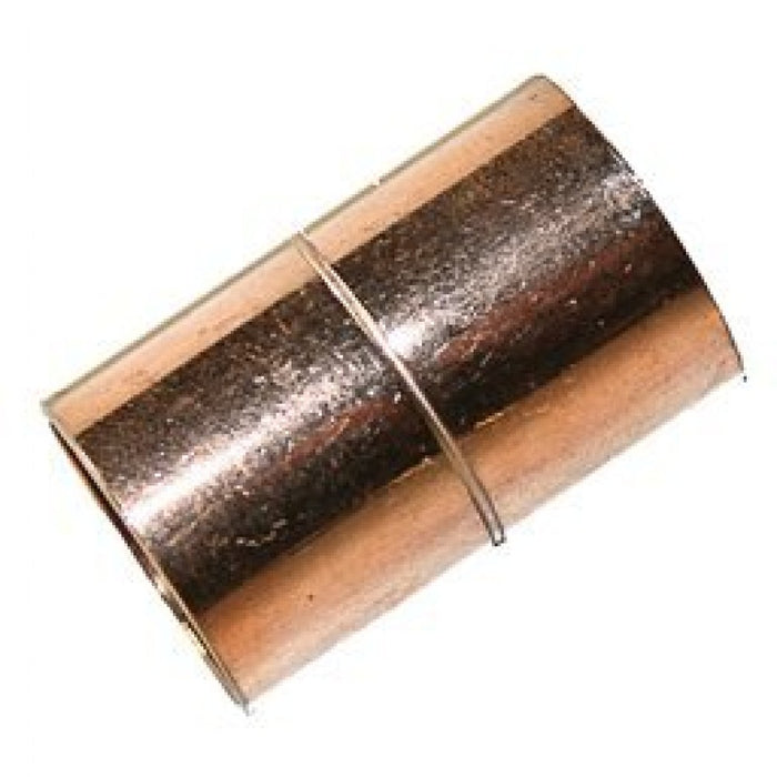 1  Copper Coupling with Stop (1-1/8  OD)(Copper x Copper)