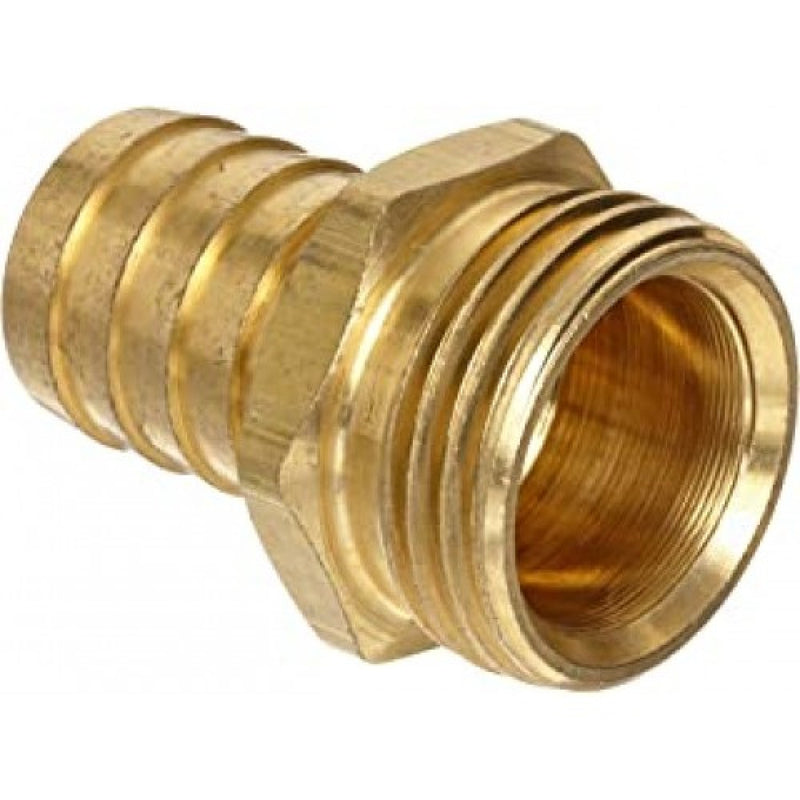 1/2 Hose Barb x 3/4 Male Garden Hose Thread