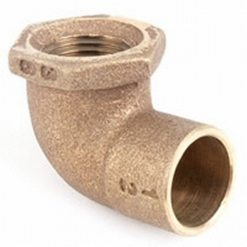 2  Cast Bronze 90 Degree Elbow - Copper to Female NPT