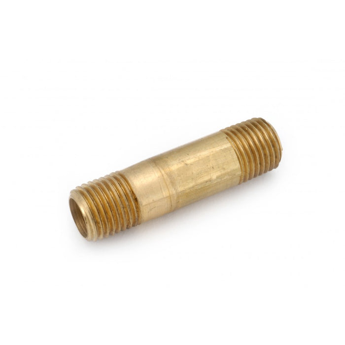 3/8 MIP X 4  Brass Threaded Long Pipe Nipple