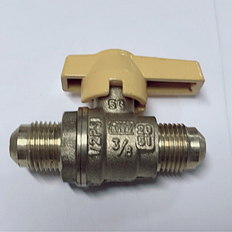3/8 FL x 3/8 FL Gas Ball Valve Flare X Flare