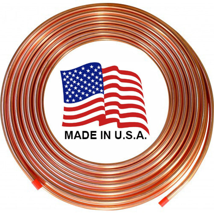 3/16 Flexible Copper Tubing - 50' Length