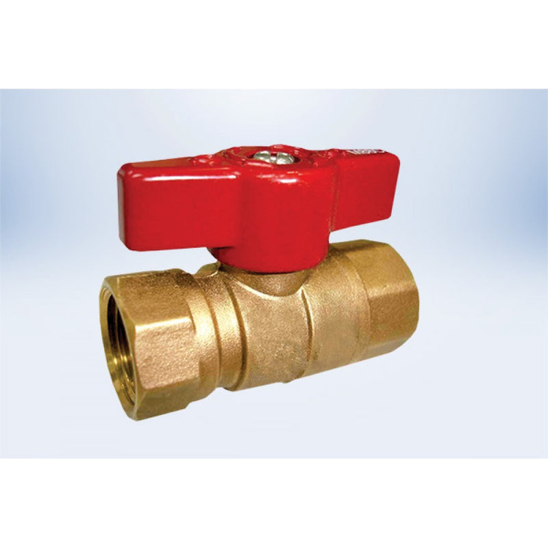 3/8  Gas Ball Valve FIP X FIP - Brass